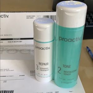 Proactive Repair lotion and Revitalizing toner